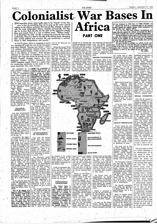 The Spark, janvier 1964