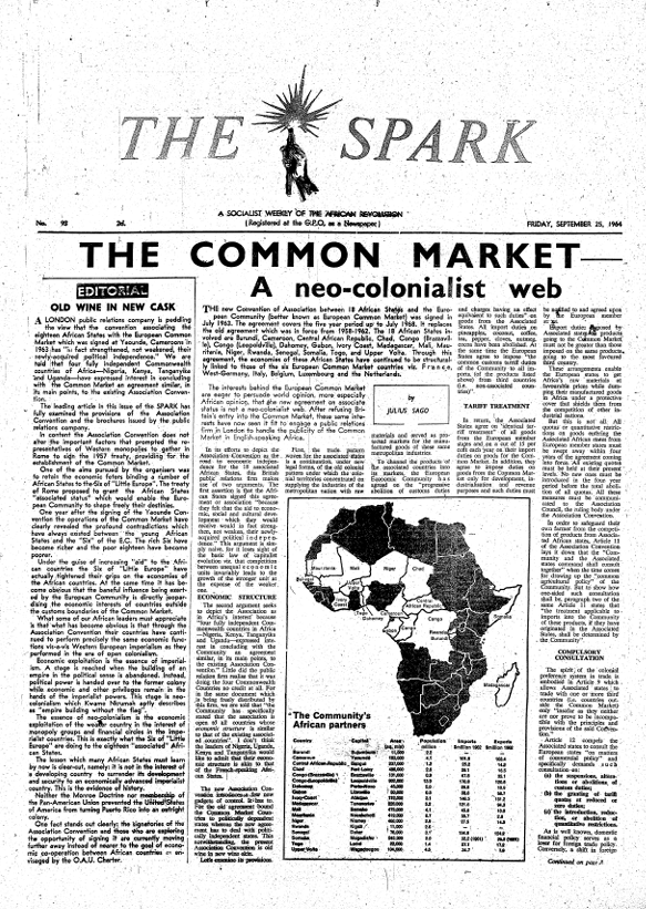 The Spark, septembre 1964